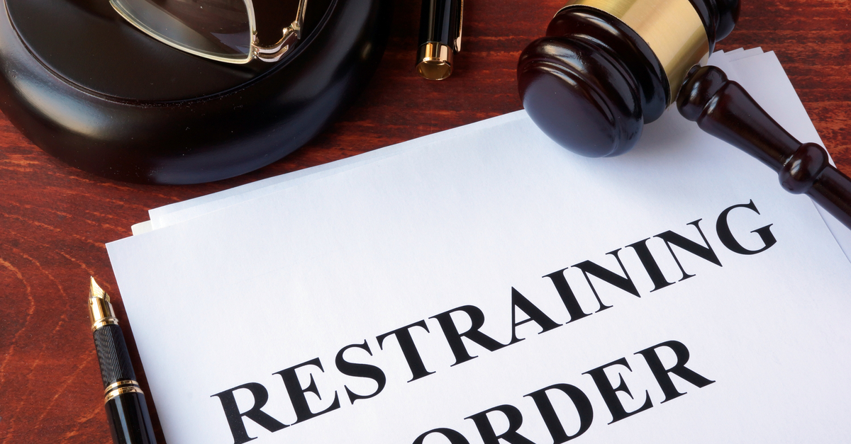 Restraining order in New Jersey